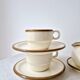 Set of 2 vintage coffee cups, pot and sugar bowl '1970s - Torgau