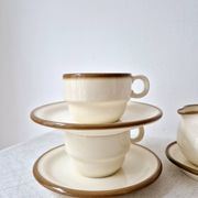 2 coffee cups, pot and sugar bowl Torgau, 1970