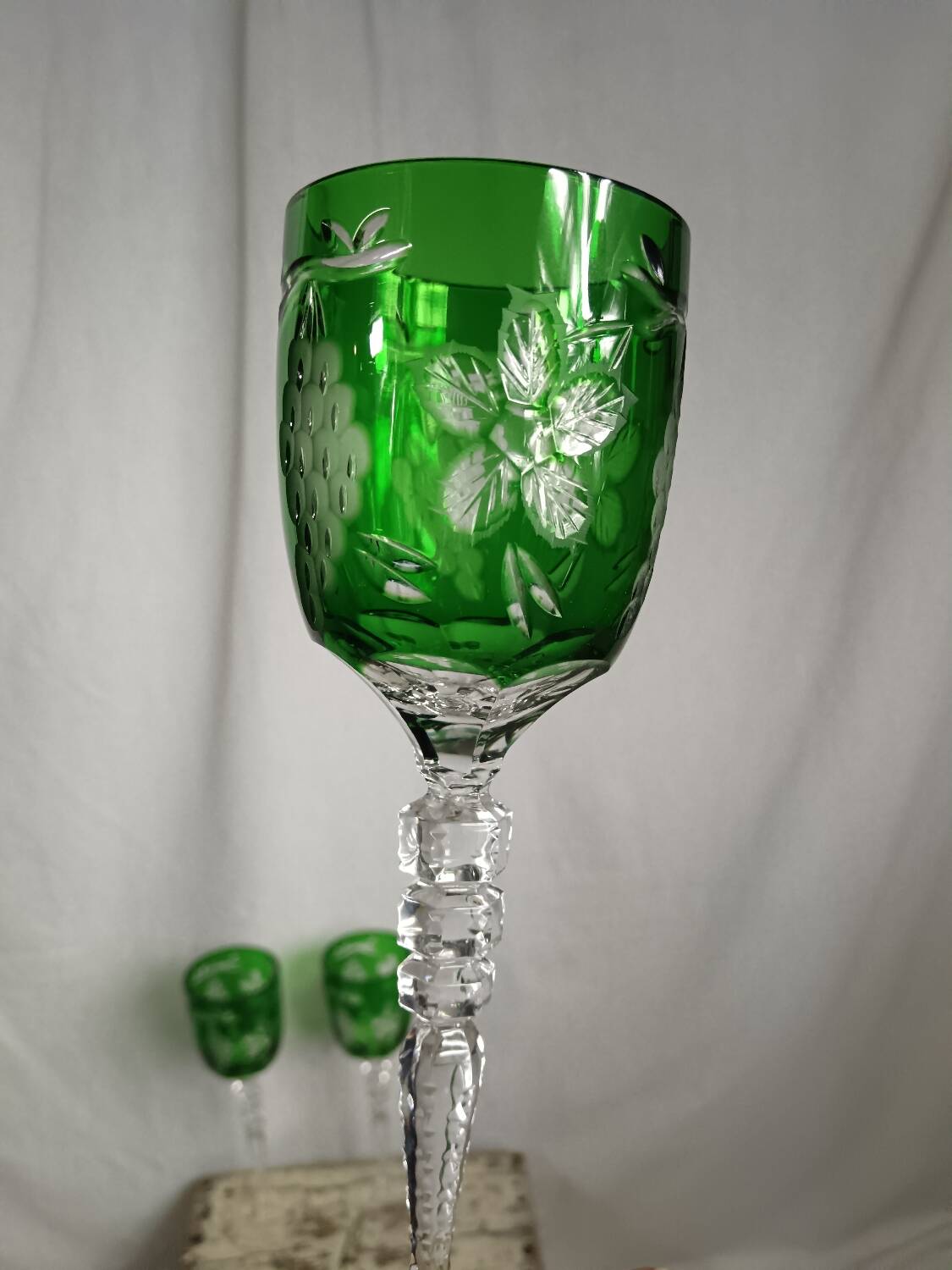 Lot de 4 verres cristal.
