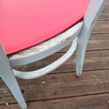 Set of 4 chairs and a vintage table, 70s