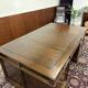 Large Classic English Oak Desk Partnerdesk