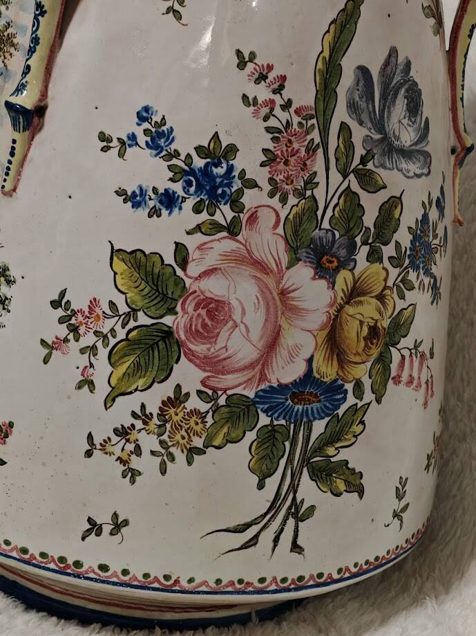 Important Meissen Charolles vase, 18th-19th century, glazed porcelain, 40cm