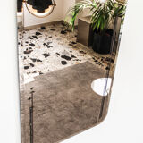 Miroir en verre fumé, Italie années 50.