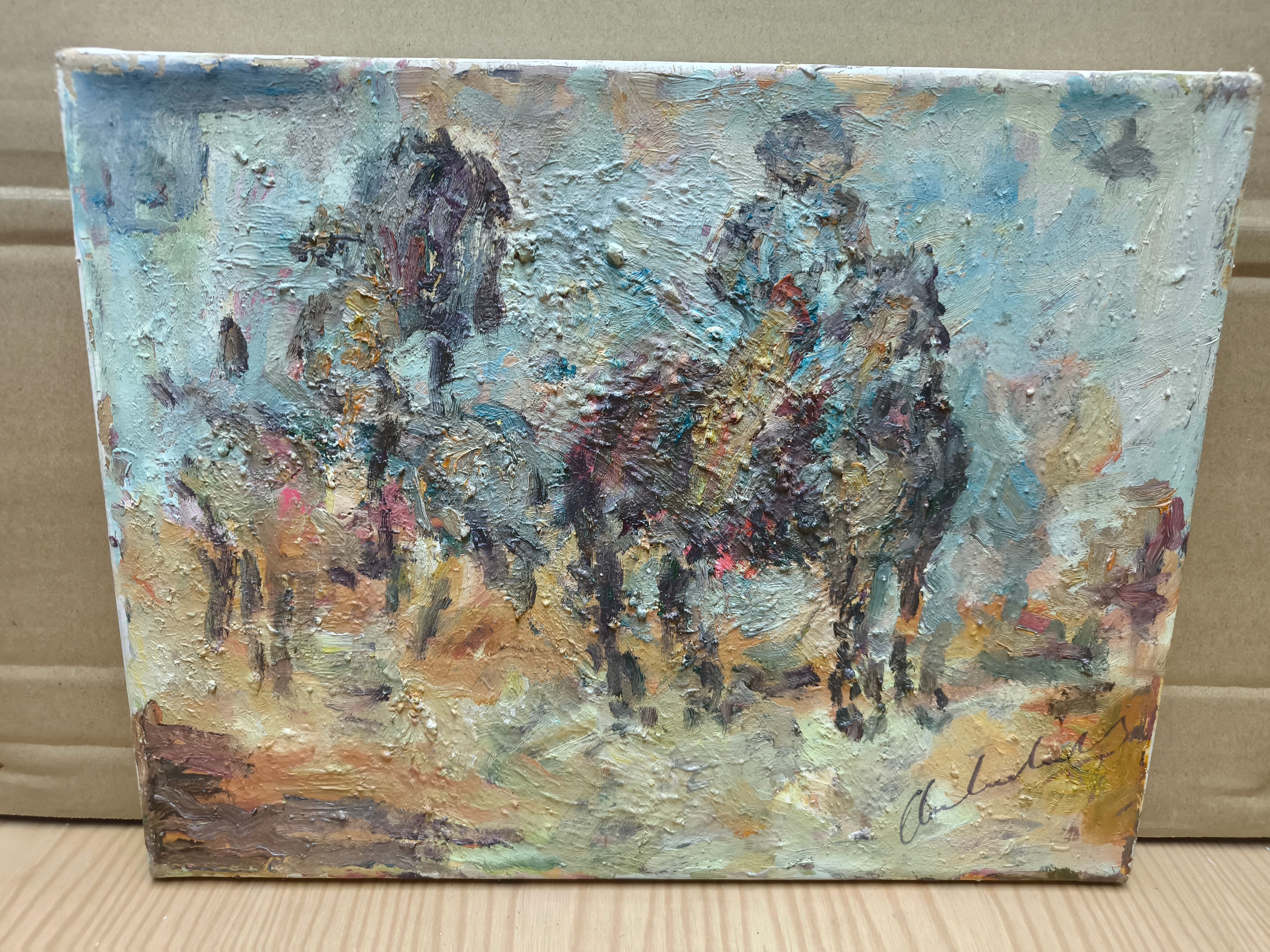 Horses  painting