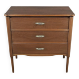 Small mahogany veneer chest of drawers, Art Deco – 1940