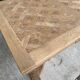 18th century monastery dining table renovated in solid oak 250cm