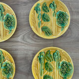 Plate service barbotine vallauris