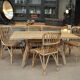 Lot de 4 chaises en rotin 1960