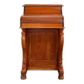 20th century Davenport desk with walnut piano top