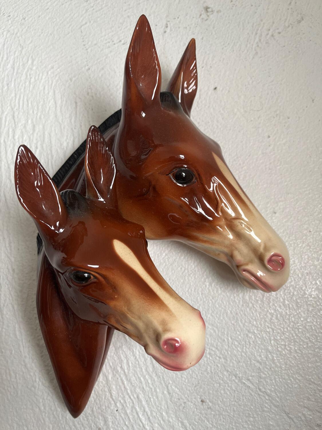 Ceramic wall decoration horses, Hema Holland