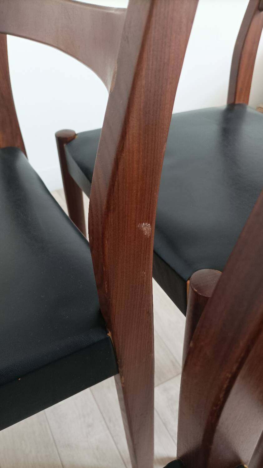 Vintage teak Scandinavian chair