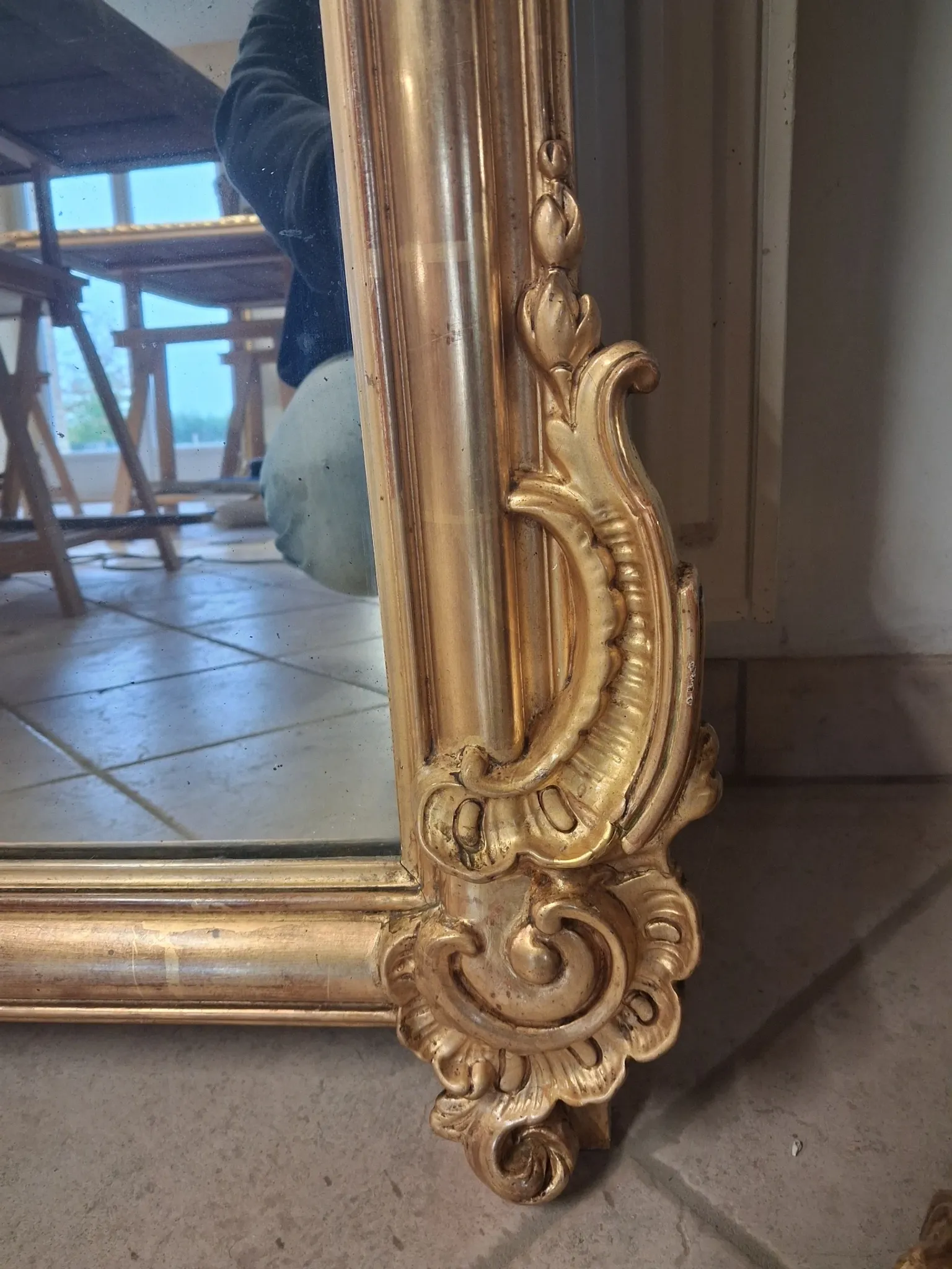 Mirror from the 19th century, 170 x 94.