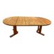 Extendable dining table in pine, Rainer Daumiller style.