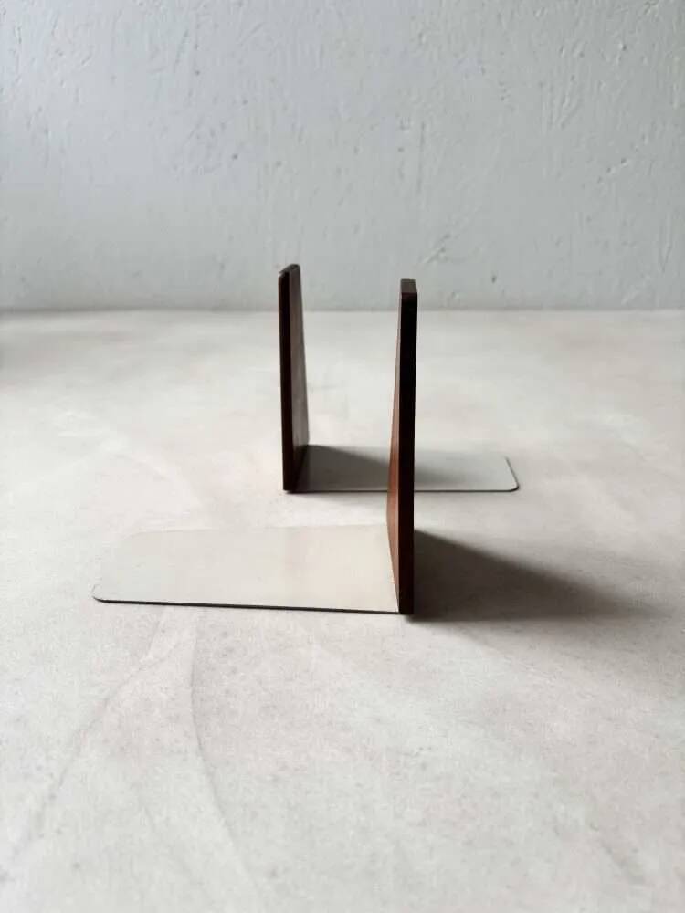 Kai Kristiansen bookends Feldballes Møbelfabrik in teak.