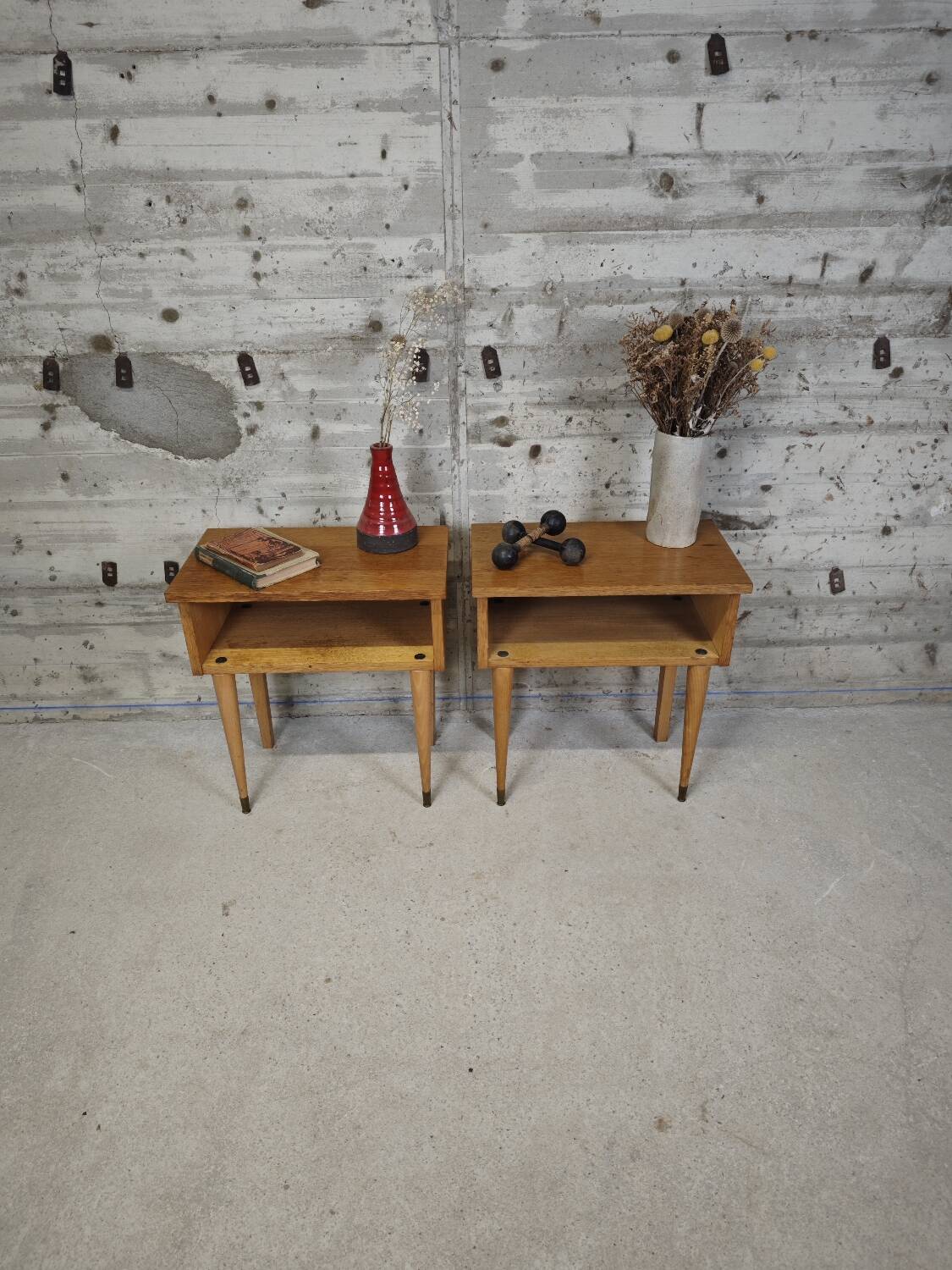 Paire de chevet vintage