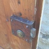 Ensemble grandes portes double  de placard ancienne moulurée
