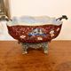Antique Asian planter in glazed porcelain.