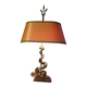 lampe bronze dauphin poseidon angleterre 1910 circa tres bon etat h57x34