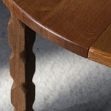 Extendable round dining table in oak, Denmark, 1970’s