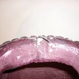 Masque africain violet et or