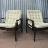 Lounge Easy Chairs by Bror Boije for Dux Miljo Expo, Sweden 1980s, Set of 4