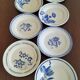 8 French earthenware dinner plates (Gien Sarreguemines Digoin Moulin des Loups Orchies)