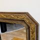 Antique gilt mirror with beveled corners, 70 x 51 cm – Chic decor