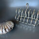Shell Butter Dish & Vintage Toast Rack