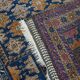Tapis persan orange et bleu 132×83 cm