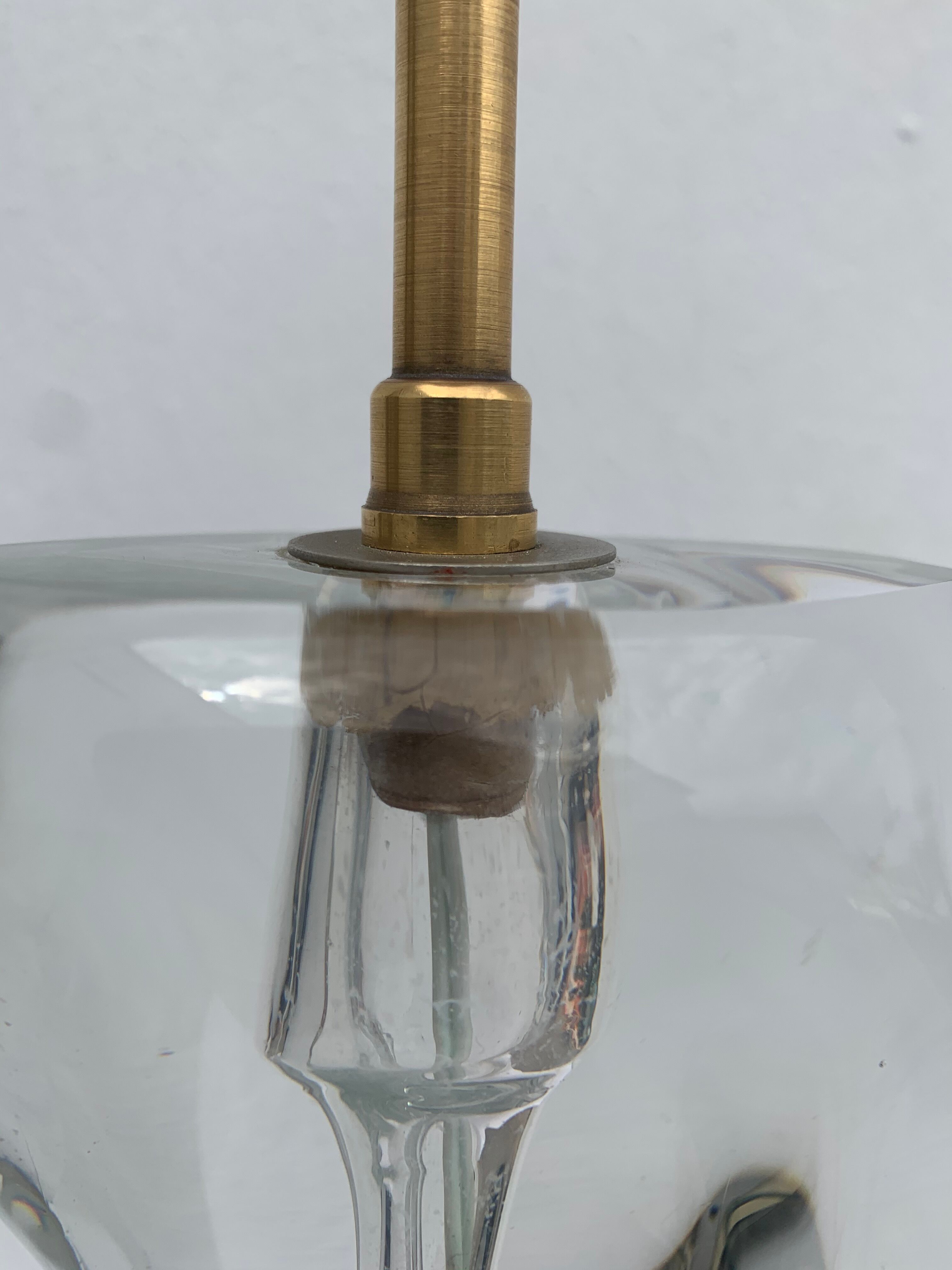 Sèvres crystal lamp foot