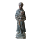 Sculpture en bois polychrome de Saint Antoine, école ibérique, XVIIIe siècle