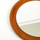 Rare Mid Century Modern teak wall mirror by ARY Fanerprodukter Nybro Sweden