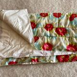 Vintage floral bedspread