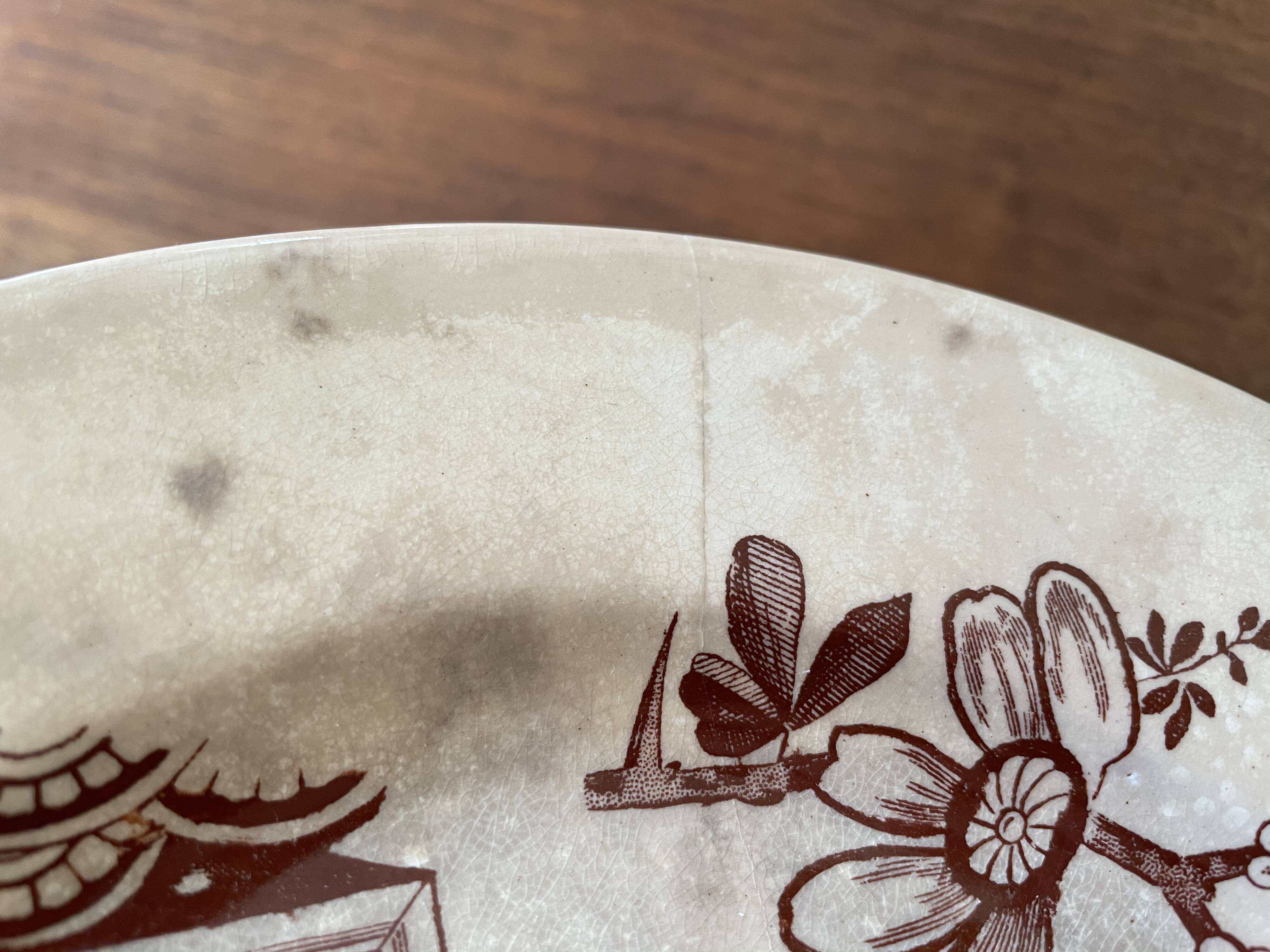 English Ironstone Pedestal Dish