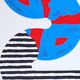 Kumi sugai, s (red and blue), 1990. original lithograph with signed embossing