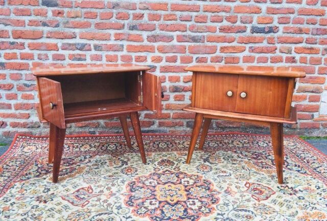 Scandinavian vintage night tables