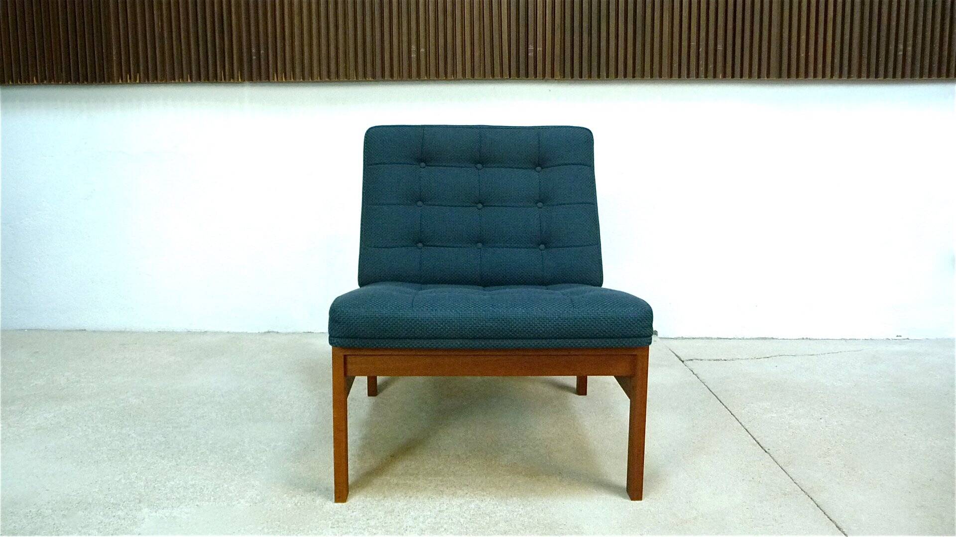 Fauteuil danois en teck par Ole Gjerlov-Knudsen et Torben Lind pour France & Søn, années 1960