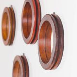 Small decorative wooden mirror
