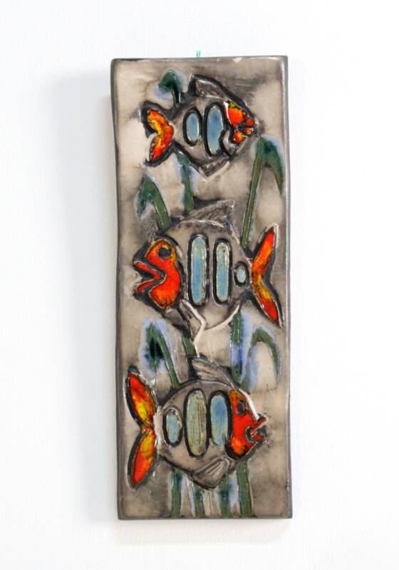 Ruscha wall tile 'Fish'
