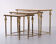 Brass and Marble Nesting Tables 1950s France