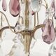 Lampe de table en bronze et cristal, France