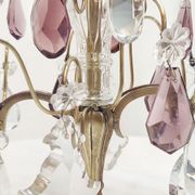 Lampe de table en bronze et cristal, France