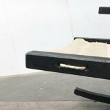 Mid-century German minimalist Safari rocking chair by Casala, 1960s.