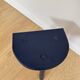 Antique cowherd plant stool / milking / close navy blue tripod