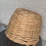 Basket, old Dame Jeanne basket, vintage and artisanal
