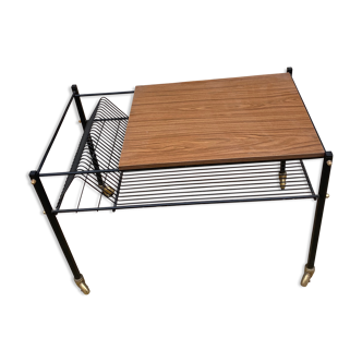Vinyl row coffee table