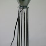 Lamp "space age". glass reflector, metal base. Circa 1970