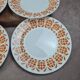 Set of 6 semi-deep plates Sarreguemines