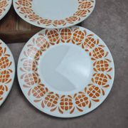 Set of 6 semi-deep plates Sarreguemines