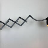 Grey Industrial Scissor Wall Lamp from Elektroinstala, 1960s